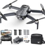 Drones with Camera for Adults 4k, WF31 GPS RC Drone FPV Foldable Quadcopter for Beginner with Brushless Motor, 5G Wi-Fi Transmission, Auto Return, Follow Me, Waypoints, 50 Min Flight Time