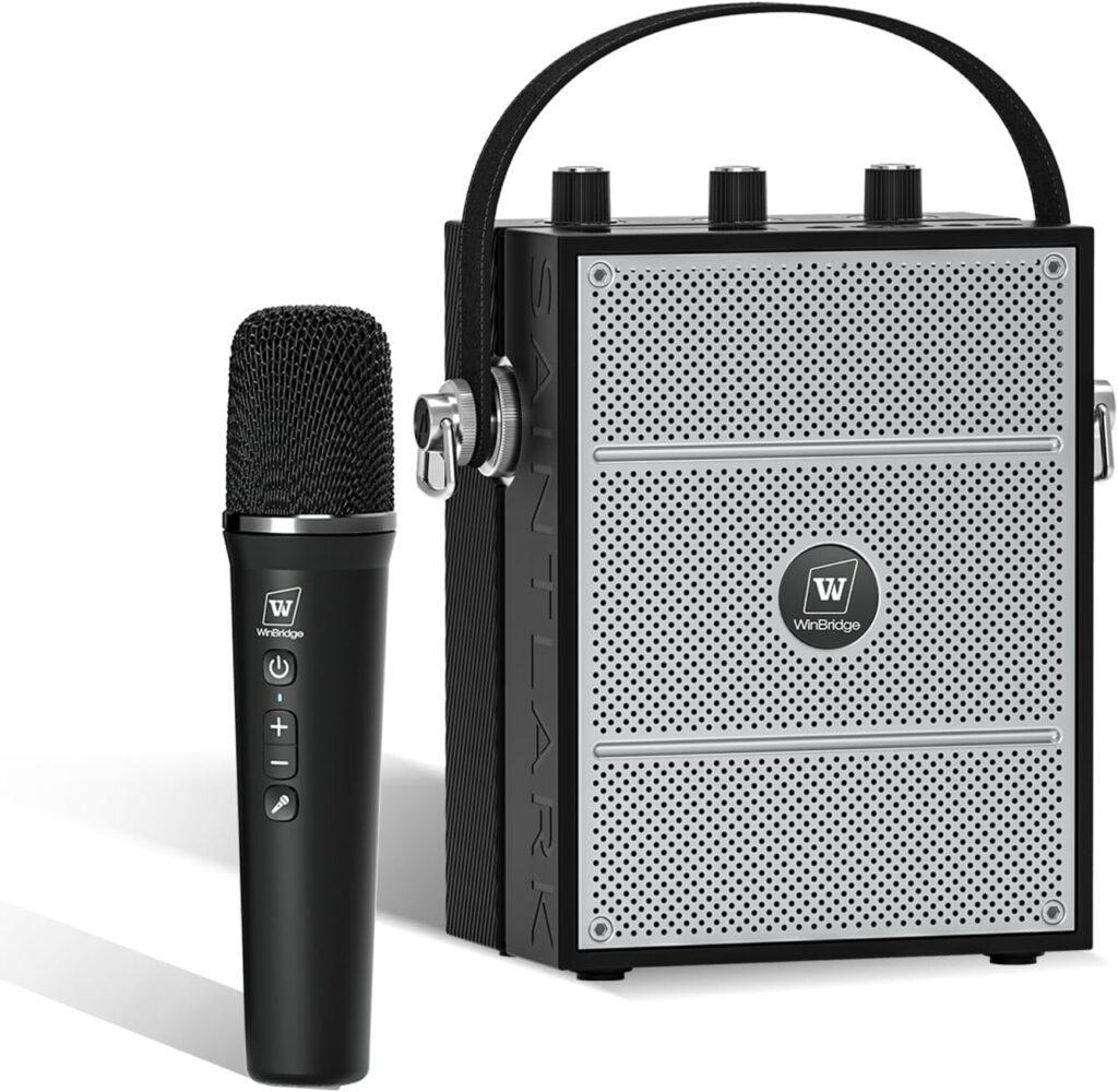 Wireless Voice Amplifier with Handheld Microphone, Portable Bluetooth Speaker Microphones for Teachers & Events, Wireless Karaoke Mic for Singing, PA System with Echo & Sound Effects S98 Pro