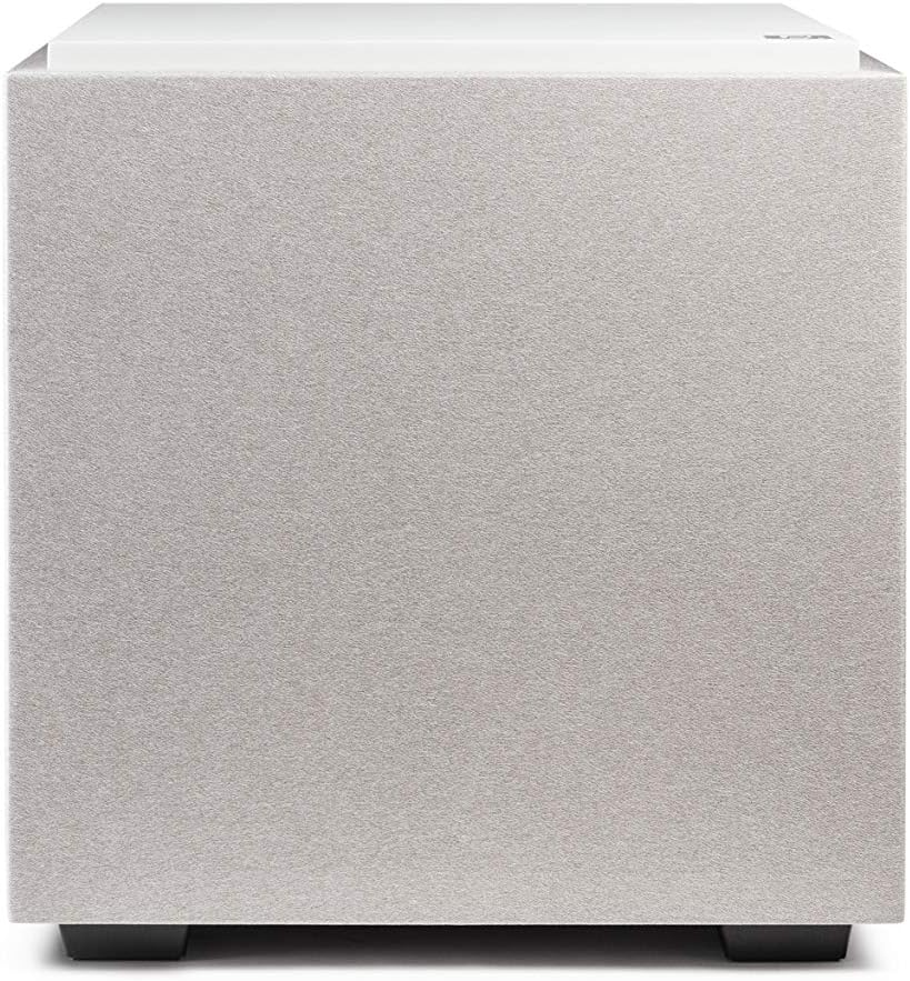 Definitive Technology Descend DN8 8″ Subwoofer – Digitally Optimized for Movies & Music, New 3XR Architecture, 500W Peak Class D Amplifier & (2) Pressure-Coupled 8″ Bass Radiators, White