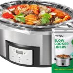 Slow Cooker Liners 3-8 Quart, Cooking Bags Large Size 13″x 21″, Slow Cooker Bags Disposable Oval Large For Crock Pot (30)