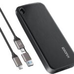 iDsonix Portable SSD 1TB External Hard Drive, USB 3.2 GEN 2 up to 1000MB/s External Solid State Drive with 2 in 1 USB C Cable Compatible with Xbox, PS5, Mac, PC, Laptop, Camera, i10PRO