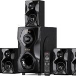 Bobtot Surround Sound Speakers Home Theater Systems – 700 Watts Peak Power 5.1/2.1Wired Stereo Speaker System 5.25″ Subwoofer Strong Bass with Bluetooth HDMI ARC Optical Input