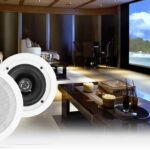 Rockville Pair HC55 White 5.25″ 300W in-Ceiling Home Theater Speakers 8 Ohm, Aimable Tweeter, Paintable Grills, Easy Install, for Home Audio Systems