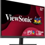 ViewSonic VA3209M 32 Inch IPS Full HD 1080p Monitor with Thin Bezels, 75Hz, Eye Care, HDMI, VGA Inputs for Home and Office