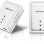 TRENDnet Powerline 500 AV Nano Adapter Kit, Includes 2 x TPL-406E Adapters, Cross Compatible with Powerline 600-500-200, Windows 10, 8.1, 8, 7, Vista, XP, Plug & Play Install, White, TPL-406E2K