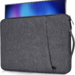 Portable Monitor Case Compatible with 18-18.5 Inch Most Large Portable Monitor Protective Sleeve Storage Bag, Space Grey(17.5×11.8 Inch)