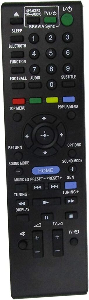 HCDZ Replacement Remote Control for Sony SS-WSB122 RM-ADP090 149194011 SS-TSB122 RM-ADP096 SS-TSB121 5.1 Channel Home Theater System