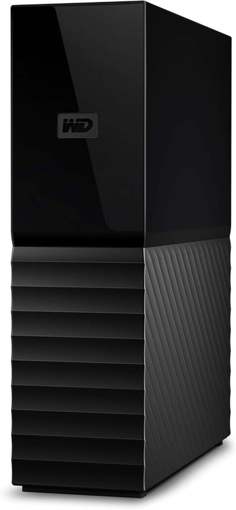 WD 16TB My Book Desktop External Hard Drive, USB 3.0, External HDD with Password Protection and Backup Software – WDBBGB0160HBK-NESN