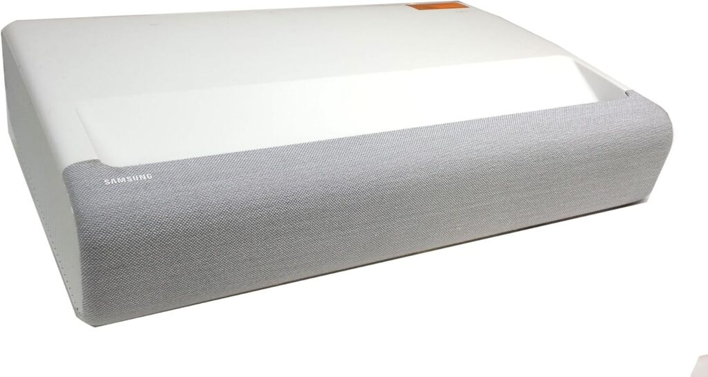 SAMSUNG 130″ The Premiere Ultra Short Throw 4K UHD Smart Triple Laser Projector for Home Theater, HDR, 4.2Ch Surround Sound System w/ Alexa Built-In (SP-LSP9TFAXZA, Latest Model)