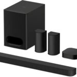 Sony BRAVIA Theater System 6, 5.1ch Home Theater System Sound bar with subwoofer and Rear Speakers, Surround Sound by Dolby Atmos/DTS:X Compatible HT-S60