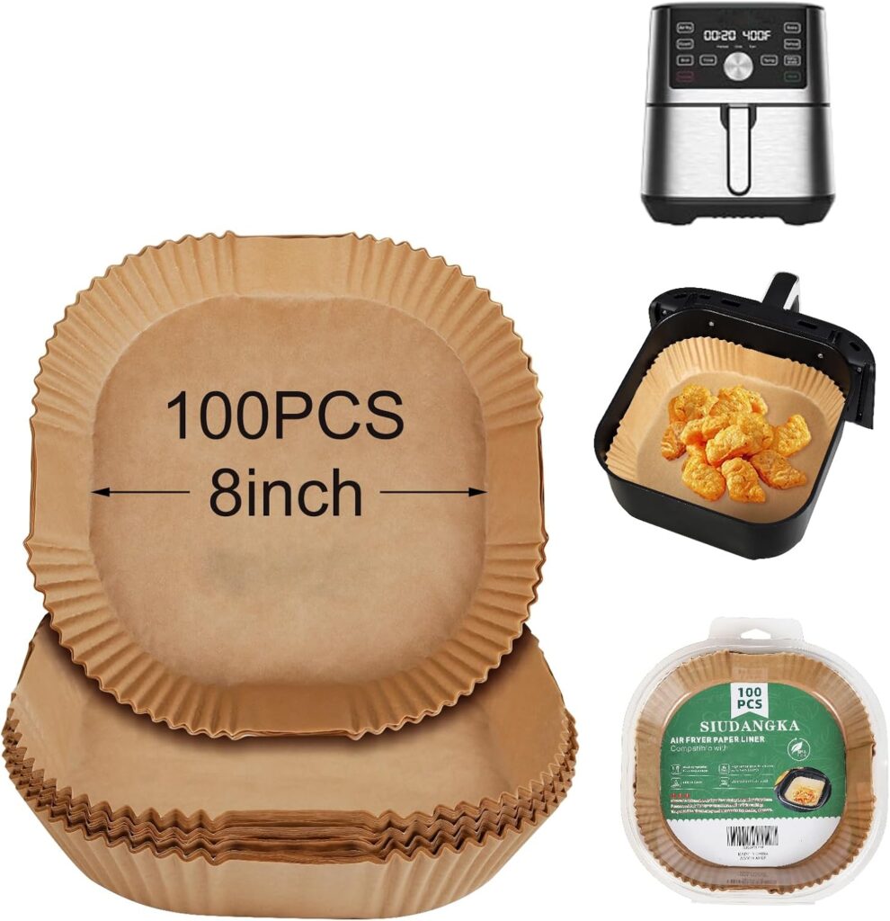 Instant Pot Vortex Plus 6QT XL Air Fryer Liners, 100pcs Disposable