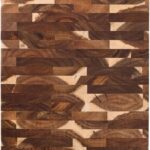 Dexas Acacia End Grain Reversible Butcher Block Cutting Board – 11.8″ x 16.14″ | Heavy-Duty Wood Chopping Board with Recessed Finger Grips