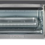 BLACK+DECKER 4-Slice Convection Oven, Stainless Steel, Curved Interior Fits a 9 inch Pizza, TO1313SBD