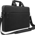 TECOOL Laptop Bag 17 17.3 Inch, Waterproof Laptop Case Sleeve Messenger Bag Briefcase with Shoulder Strap for 17 17.3 Inch Lenovo HP Dell Acer ASUS Notebook Computer Carrying Case, Black