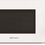 Emerson MW1101W Microwave Oven with Timer & LED Display 1000W, 10 Power Levels, 6 Pre-Programmed Settings, Removable Glass Turntable with Child Safe Lock, 1.1 Cu. Ft, White