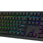 HyperX Alloy Rise – Hot-Swappable Mechanical Gaming Keyboard, PC, Ambient Light Sensor, Gasket Mounted, Linear Switches