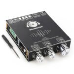 320W Amplifier Board with Treble and Bass Control, TDA7498E Chips, DC 12-36V, Bluetooth 5.1 and AUX Inputs, 2.0 Channel Stereo AMP Board for DIY Wireless Speakers