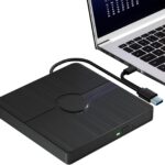 External Blu Ray Drive, BD Player with Read/Write Capability Portable Blu-ray Player with USB 3.0 and Type-C CD/DVD Burner 3D Blu-ray Drive Compatible with Windows Laptop Desktop PC