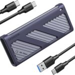 UGREEN 40Gbps M.2 NVMe SSD Enclosure with Cooling Fan&Anti-Drop Cover, Compatible with Thunderbolt 4/3 USB4/3.2/3.0/2.0 for M1 M2 Pro, Supports M and B&M Keys and Size 2230/2242 /2260/2280 SSDs