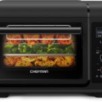 Chefman Air Fryer Toaster Oven Combo, 15 Qt. Countertop Oven for Quick & Healthy Meals, Bake, Broil, Air Fry, Toast, and Bagel Functions, 450°F Max Temp, 4 Slice Toaster Oven Air Fryer Combo