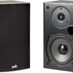 Polk Audio T15 Home Theater and Stereo Bookshelf Speakers – Deep Bass Response, Dolby and DTS Surround, Wall-Mountable, Pair, Black