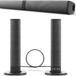 SoundBar, Sound Bar for TV with 5.0 Bluetooth, 2 in 1 Detachable Surround Sound System for TV, Sound Bar TV Speakers with Bluetooth/AUX Connect, Home Audio Surround Sound System for TV