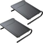 HUANUO Monitor Stand Riser for Desk, Laptop Stand, Laptop Shelf w/Vented Metal, Desktop Computer Stand Desk Organizer for Laptop, PC, Printer