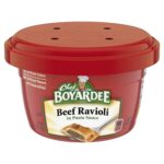 Chef Boyardee Beef Ravioli in Pasta Sauce, Microwave Food, 7.5 OZ Microwaveable Bowl (12 Bowls)