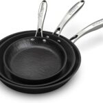 imarku Non Stick Frying Pans, 8&10&12 inch Nonstick Skillet, Professional Frying Pan, Induction Compatible Cooking Pan Set, Cool Stainless Steel Handle, Dishwasher Safe, Gift for Men and Women