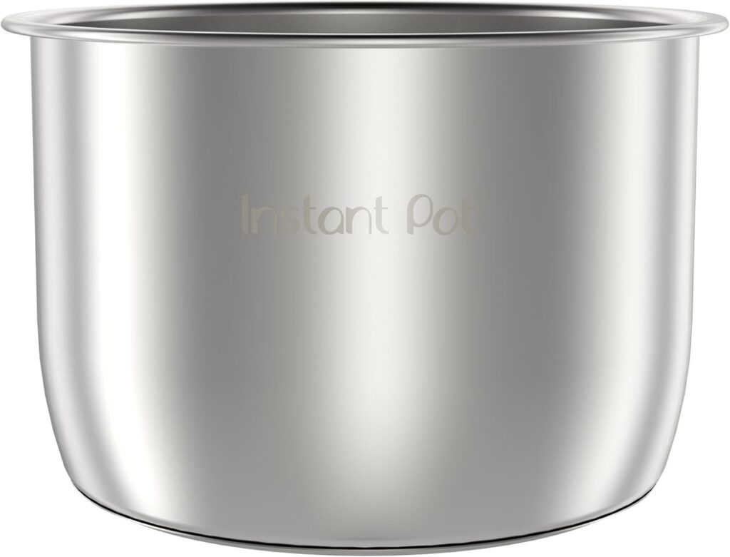 Instant Pot Stainless Steel Inner Cooking Pot Mini 3-Qt, Polished Surface, Rice Cooker, Stainless Steel Cooking Pot