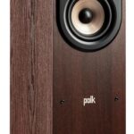 Polk Signature Elite ES50 Tower Speaker – Hi-Res Audio Certified, Dolby Atmos & DTS:X Compatible, 1″ Tweeter & (2) 5.25″ Woofers, Power Port Technology for Effortless Bass, Contemporary Walnut