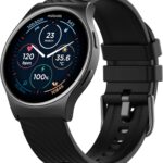 Motorola Moto Watch 120 – Premium Bluetooth Smartwatch with AMOLED Display, 10-Day Battery, Heart Rate & SpO2 Tracking, Fitness & Health Monitoring, Compatible with Android and iPhone – Phantom Black
