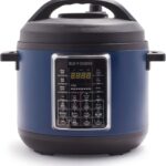 Blue Diamond Ceramic Nonstick, 16-in-1 6QT Electric Pressure Cooker, Slow Cooker, Rice Cooker, Yogurt Maker, Saute, Steamer and More, Programable, Dishwasher Safe Pot, PFAS-Free, Blue