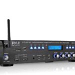 Pyle Multi Channel Bluetooth Preamplifier Receiver – 3000 Watt Audio Home Speaker Sound Stereo w/Radio, USB, Headphone, AUX, RCA, Dual Microphone w/Echo, LED, Wireless Streaming – P3201BT