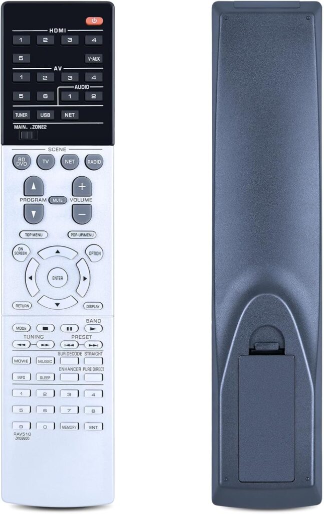 PZL RAV510 ZK06600 Replacement Remote Control for Yamaha AV Receiver TSR-7810 RAV475 RX-A740BL RX-V677 RX-A740 XV-5047 TSR-7850