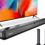 ULTIMEA 2.2ch Sound Bar for Smart TV, Peak Power 100W, 2-in-1 Detachable Sound Bar for TV, App, Bluetooth 5.3 TV Soundbar, 3 EQ Modes, BassMX Technology, HDMI-ARC/Opt/AUX, Apollo S40, 2025 Upgraded