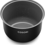 COSORI 5-Quart Rice Cooker Inner Pot Non-Stick for 10 Cup Uncooked CRC-R501- KUS Rice Cooker Only, 6-Layer, CRP-R501IP-KUS