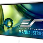 Elite Screens Manual Series, 120-INCH 16:9, Pull Down Manual Projector Screen with AUTO LOCK, Movie Home Theater 8K / 4K Ultra HD 3D Ready, 2-YEAR WARRANTY, M120XWH2
