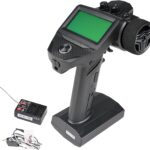 Flysky FS-G7P+ Transmitter, 2.4GHz 10CH New Upgrades FS-G7P Transmitter with FS-R11P Receiver Combo, Upgraded Memory, Foam Wheel, Lightweight, Wide-View UI, Type-C & 300m+ Range