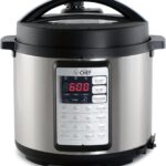Commercial Chef Electric Pressure Cooker 6.3 Quarts, 24-Hour Preset Timer, Stainless Steel Interior with Safety Features