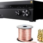 Sony STR-AN1000 7.2 Channel 8K Av Receiver with Dolby Atmos, DTS:X Bundle with Speaker Wire Accessory Kit (2 Items)