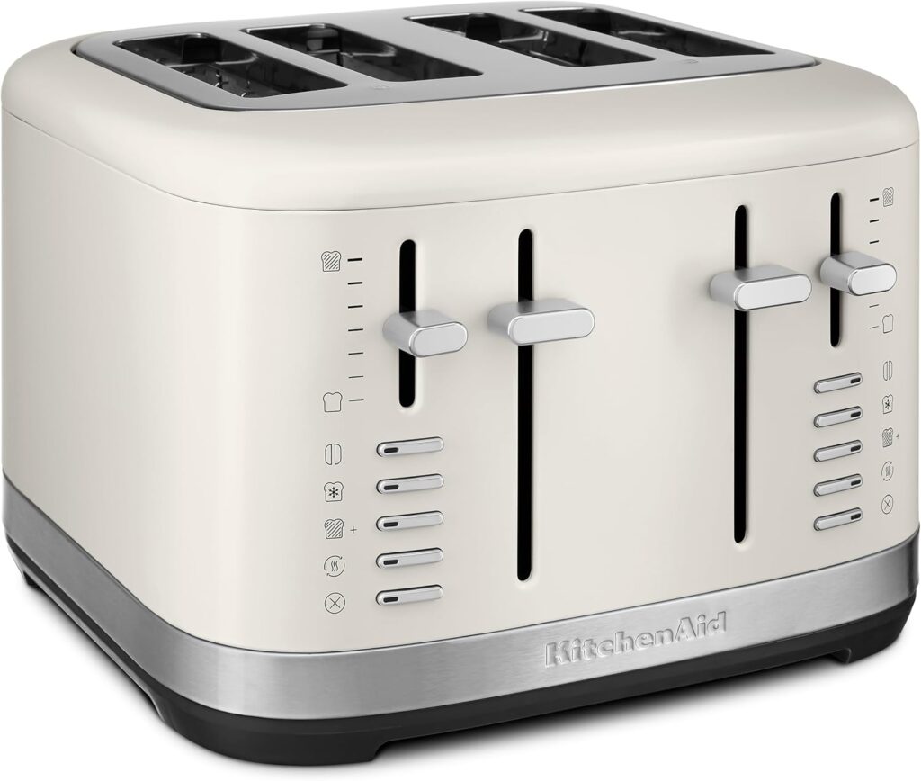 KitchenAid 4 Slice Toaster, KMT4109PL, Porcelain White