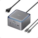 Anker Prime TB5 Docking Station, 14-in-1 Thunderbolt 5 Dock with 120Gbps Max Transfer, Thunderbolt Dock with 140W Max Charging, Cooling System, Ambient Lighting, Up to 8K for TBT 5/4 Laptops