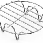 GSlife Instant Pot Steamer Rack – Stainless Steel Instant Pot Accessories, Steam Rack for 3, 6, 8 Qt Pressure Cooker, Cooking Cooling Steaming Baking Rack 7”, 1 Pack