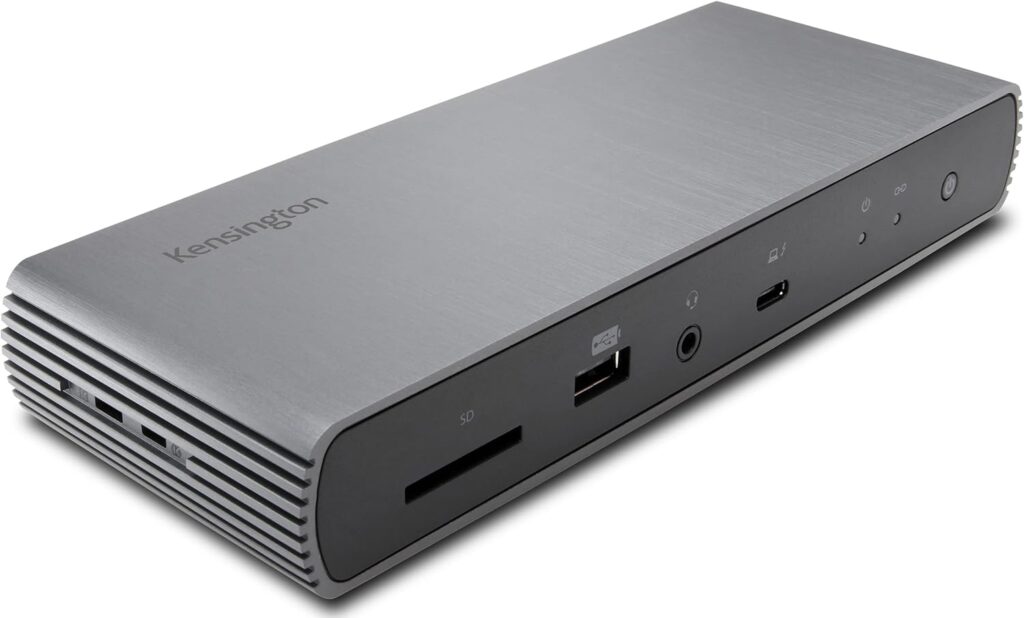 Kensington SD5700T Thunderbolt 4 Docking Station, Dual 4K, 90W PD – Window and Mac OS (K35175NA)