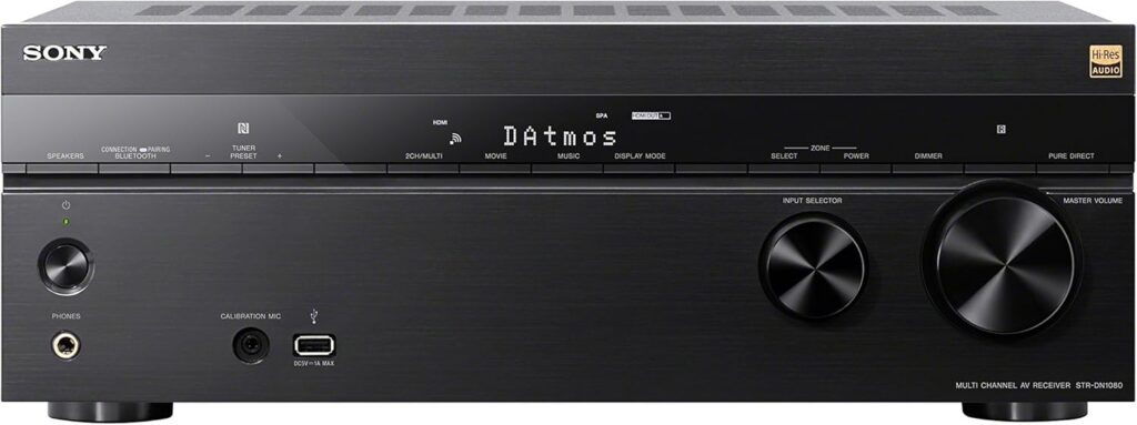 Sony STRDN1080 7.2 Channel Dolby Atmos Home Theater AV Receiver (Renewed)