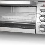 BLACK+DECKER™ Natural Convection 4-Slice Toaster Oven, Stainless Steel, Bake, Broil, Toast, Keep Warm Cooking Functions