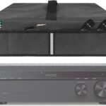 Record Player Dust Cover, Stereo Receiver Dust Cover Compatible with Yamaha R-S202BL,R-S500BL,R-N301BL,RX-V681BL Stereo Receiver,Sony STR-DH540,STR-DH590,STR-DH100,STR-DH190 Stereo Receiver