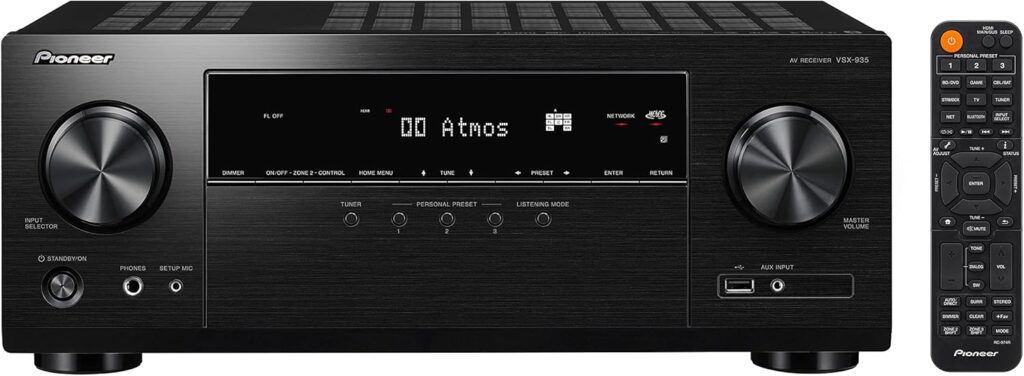 Pioneer VSX-935 7.2 Channel Surround Sound Network Receiver Dolby Atmos (2021)