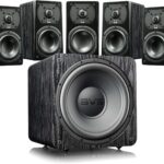 SVS Prime Satellite 5.1 Speaker System with 12-Inch SB-1000 Pro Subwoofer – Black Ash
